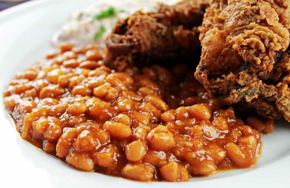 side dish for fried chicken baked beans