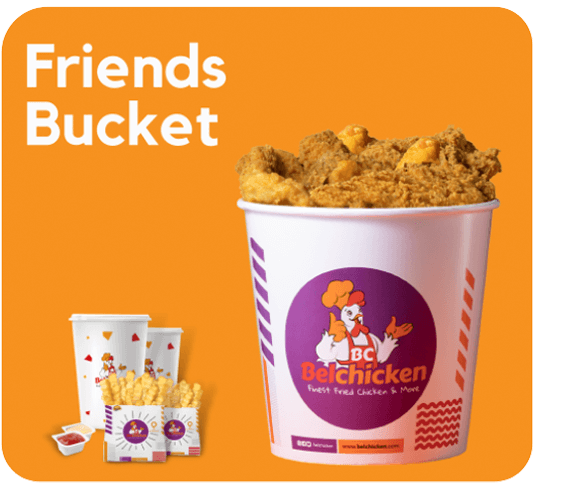 friends chicken bucket
